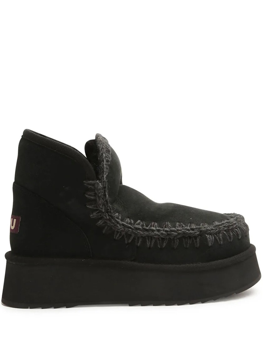 Mou Mini Eskimo Platform Boot In Black