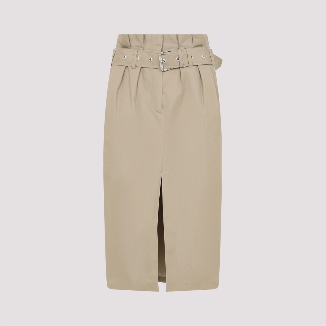Dries Van Noten Seaches Beige Cotton Skirt In Neutral