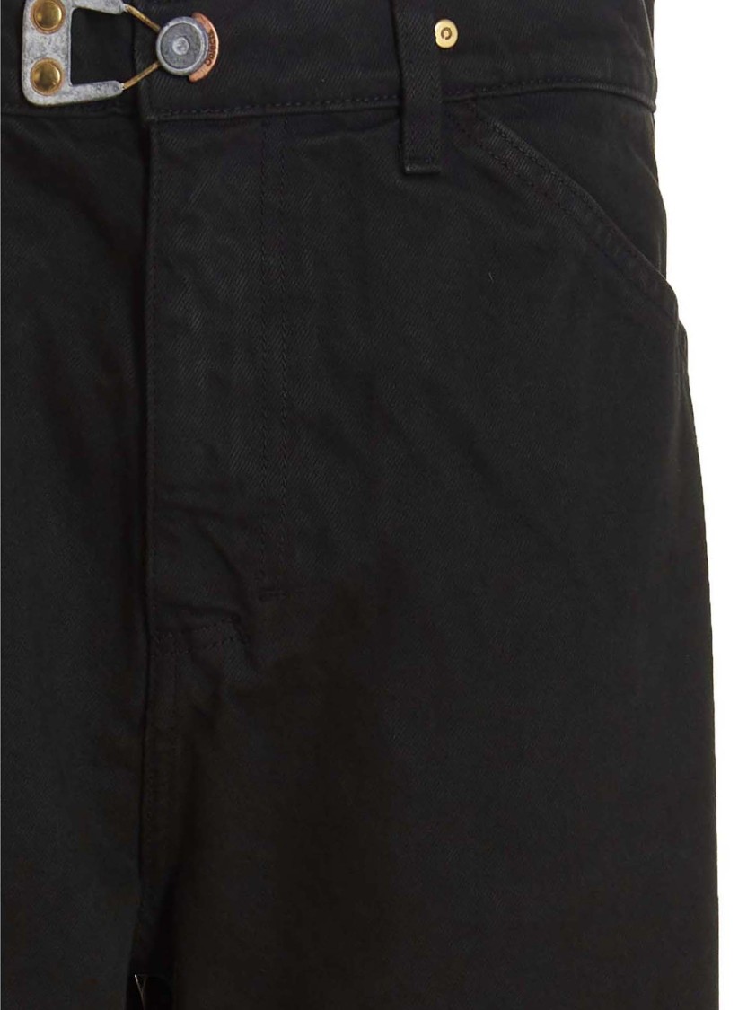 Objects Iv Life Dark Grey Straight Jeans In Black
