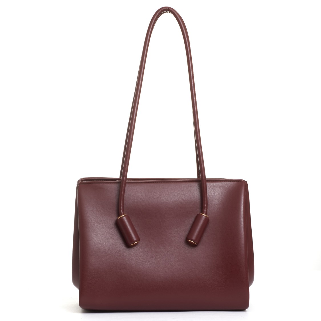Themoirè Burgundy Eco-leather Bag In Burgundy