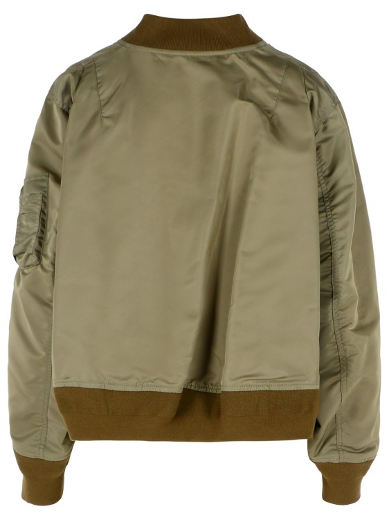 ブルゾン Sacai Army Green Nylon Bomber Jacket Nylon bomber jacket in green - Sacai | Mytheresa