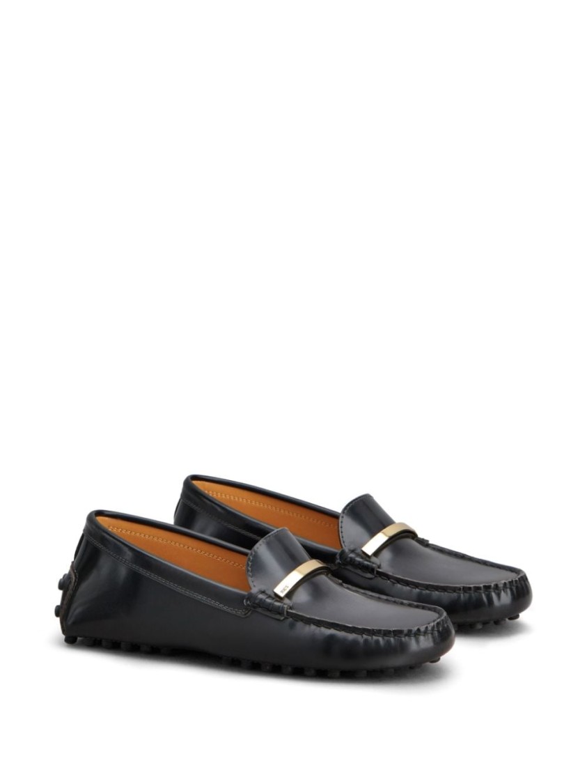 Tod's Women Gommino Leather Loafers In Black
