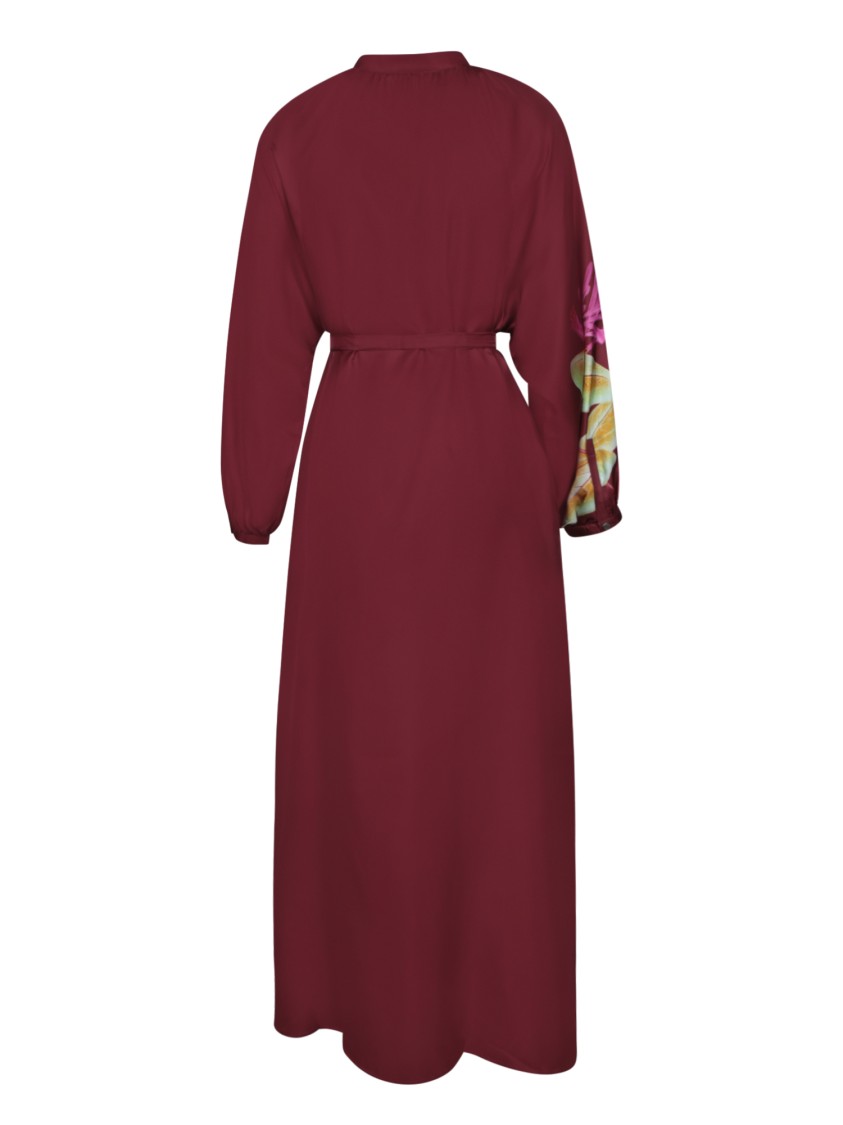 Pierre-louis Mascia Floral-print Organic Silk Maxi Shirtdress
