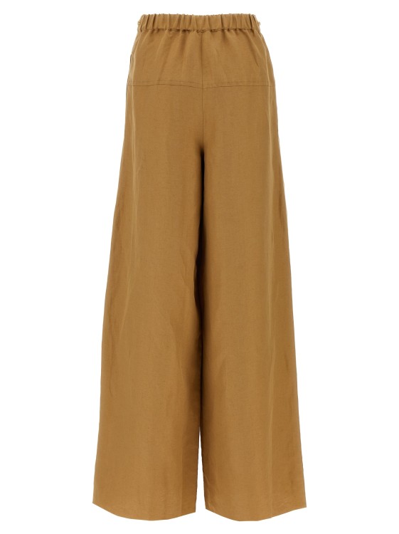 Max Mara 'Onore' Pants Wide in Brown | THE LIST
