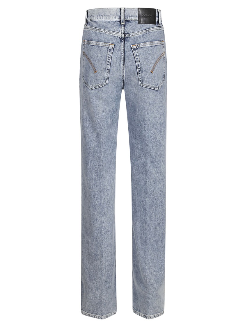 DONDUP DONDUP WIDE LEG HIGH WAIST DENIM JEANS