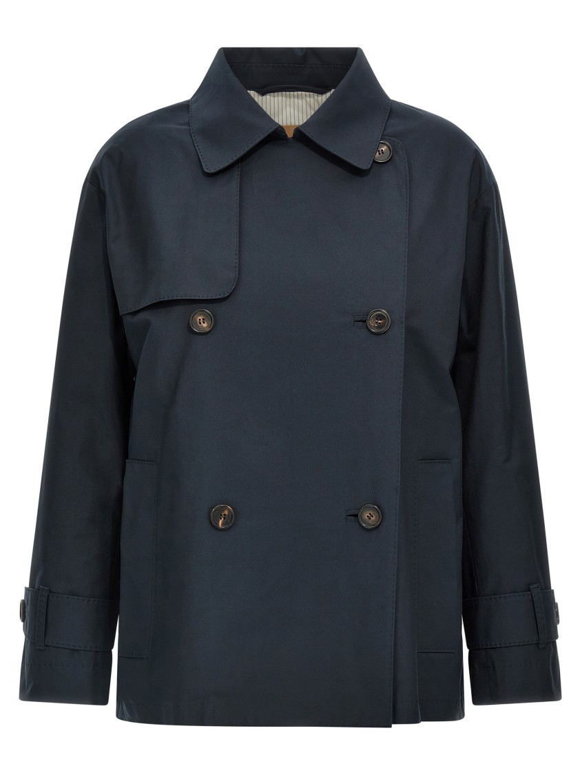 Max Mara 'zeno' Short Trench Coat