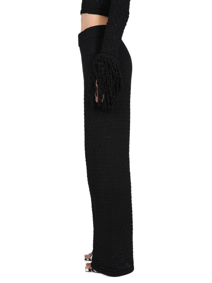 ROTATE BIRGER CHRISTENSEN ROTATE RELAXED FIT KNIT PANTS