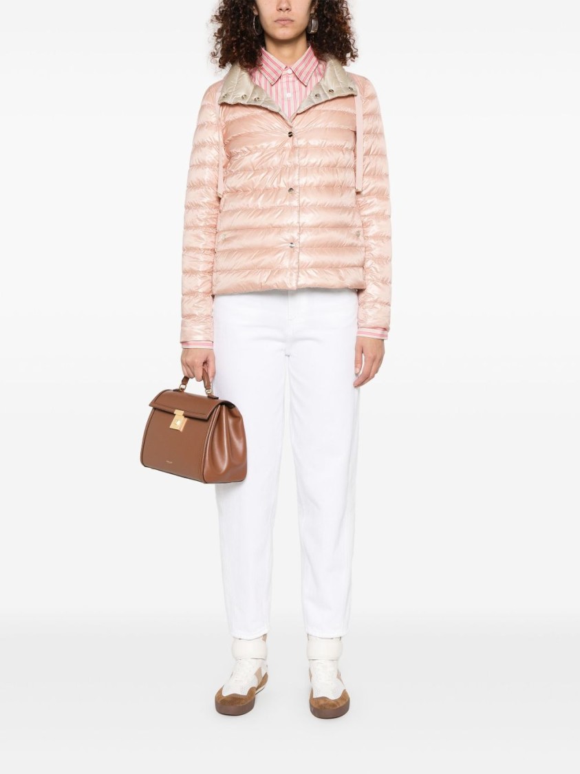 Dondup Classic White Jeans With Concealed Fly And Timeless Design