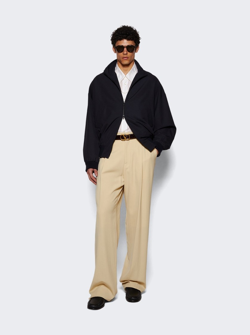 Valentino Garavani V Logo Belt - Dark Aubergine