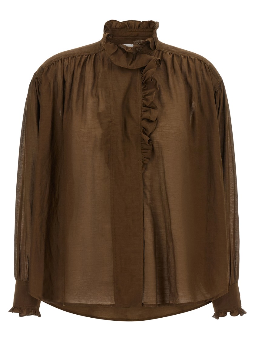 Isabel Marant Étoile "pamias" Top In Brown