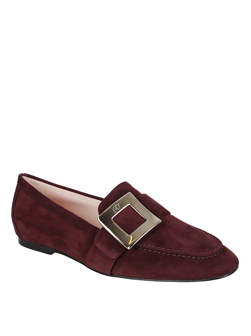 Roger Vivier Pointed Toe Flat Shoes In Black