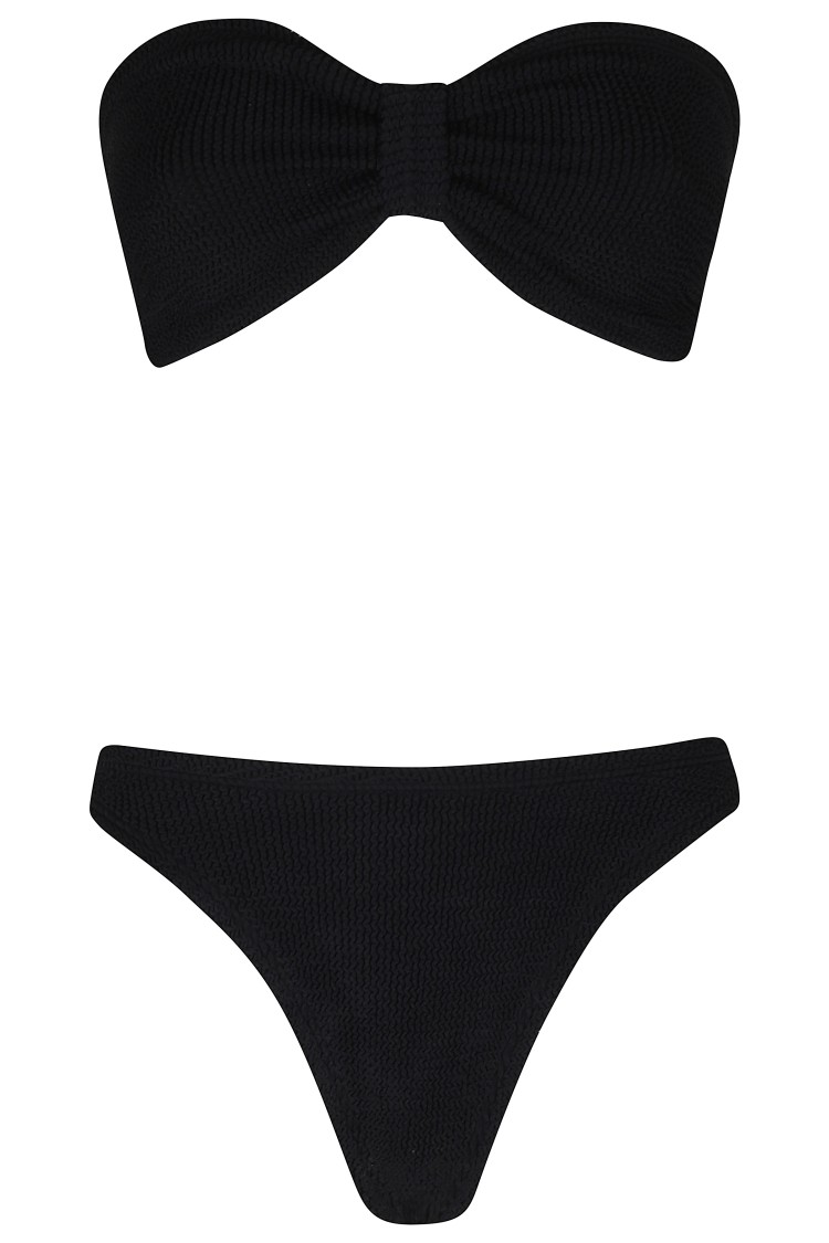Hunza G Tina Bikini Textured Bandeau Top