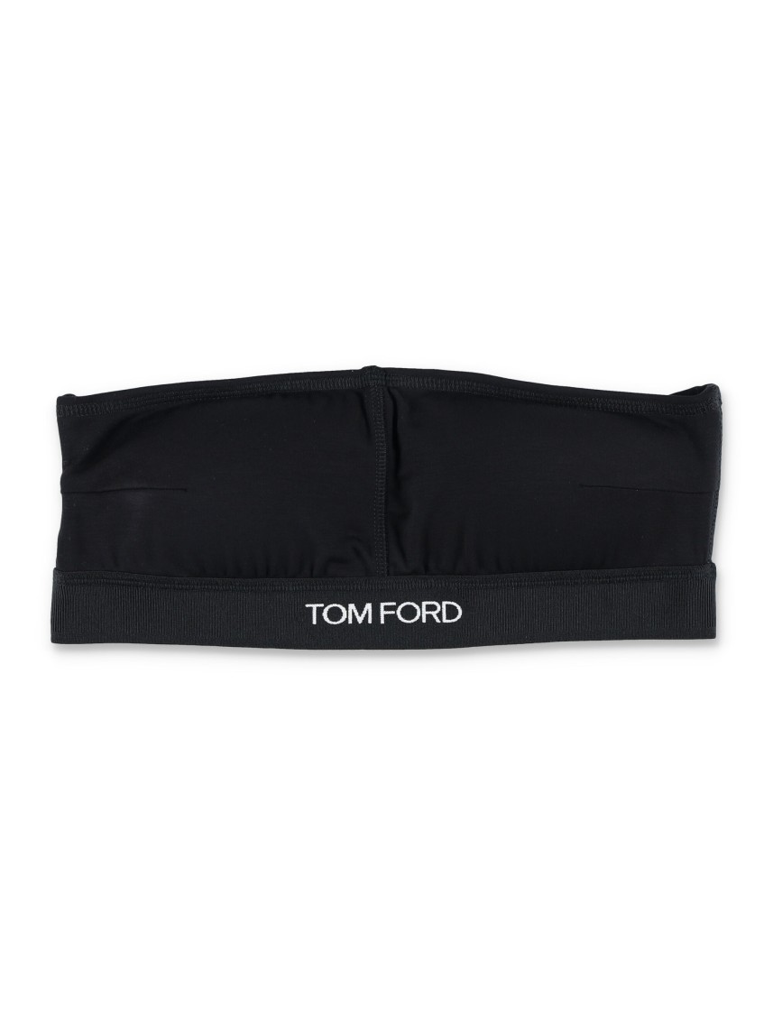TOM FORD TOM FORD SOFT MODAL BANDEAU WITH SUBTLE LOGO DETAIL