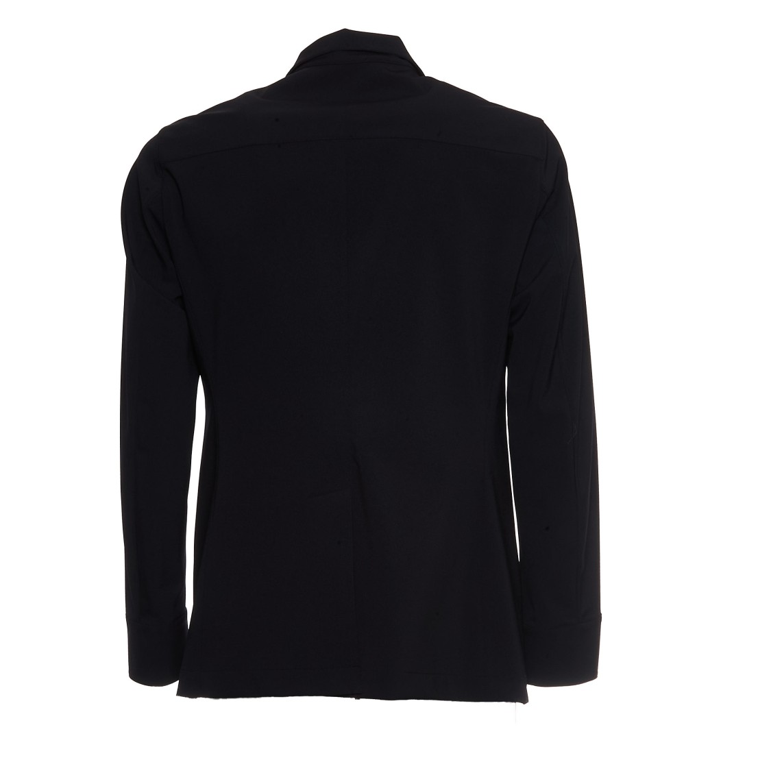 Montecore Stretch Fabric Double-breasted Jacket With Stand-up Collar