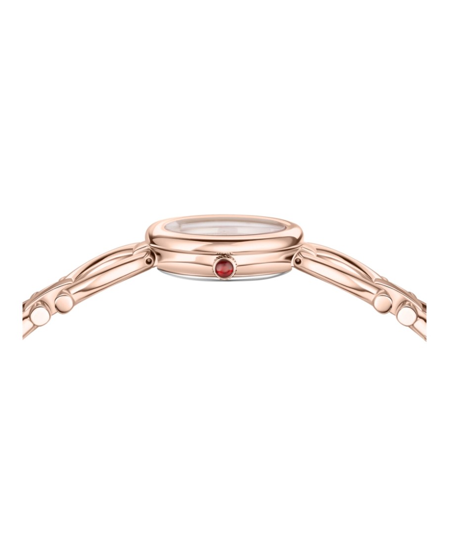 Ferragamo Double Gancini Bracelet Watch In Gold