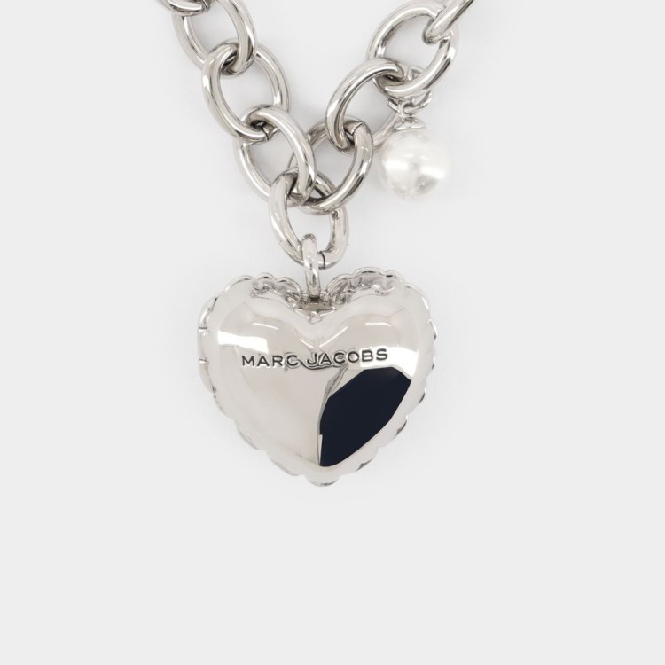 ネックレス・ペンダント Heart Balloon Necklace - Marc Jacobs - l - Silver The Heart Balloon Locket | Marc Jacobs | Official Site