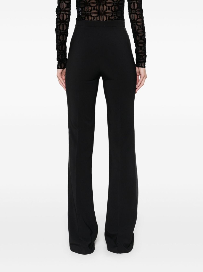 Elisabetta Franchi Flared Tailored Pants In Black
