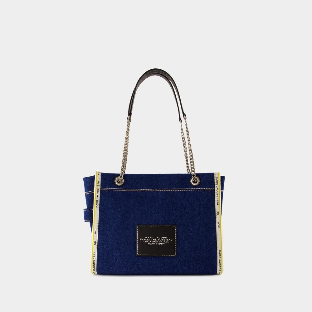 Shop Marc Jacobs The Medium Tote - Cotton - Black