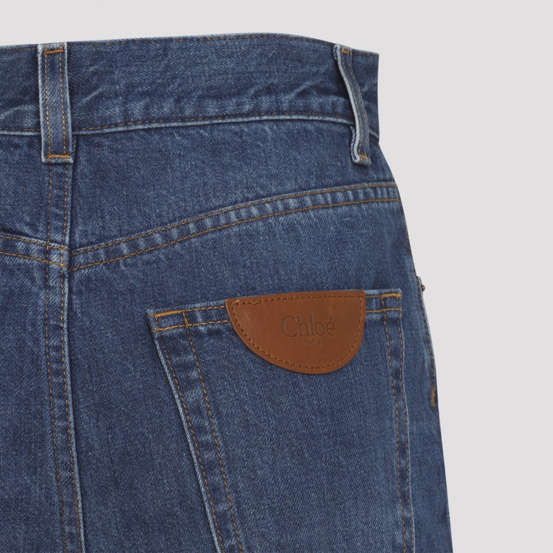 Chloé High-waist Wide-leg Denim Jeans In Blue