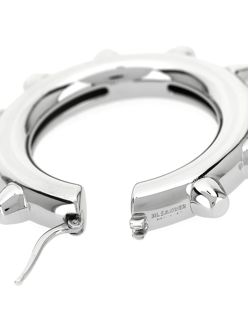 【関税込み】JIL SANDER 731' EARRINGS Jil Sander '731' Earrings in Silver | THE LIST
