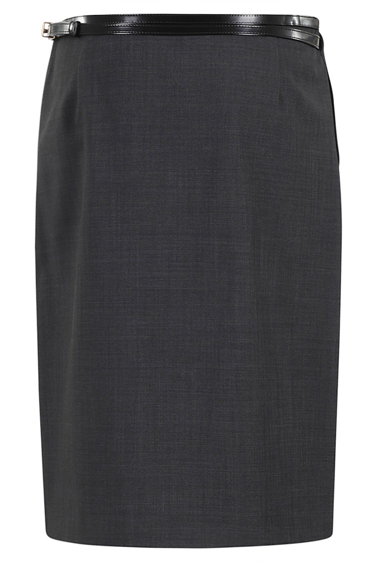 PHILOSOPHY DI LORENZO SERAFINI PHILOSOPHY DI LORENZO SERAFINI WRAP-AROUND WOOL-BLEND SKIRT