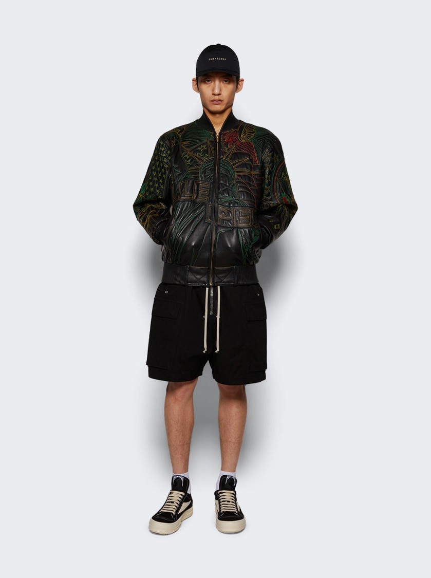 Rick Owens Hollywood Baseball Cap Black In Black