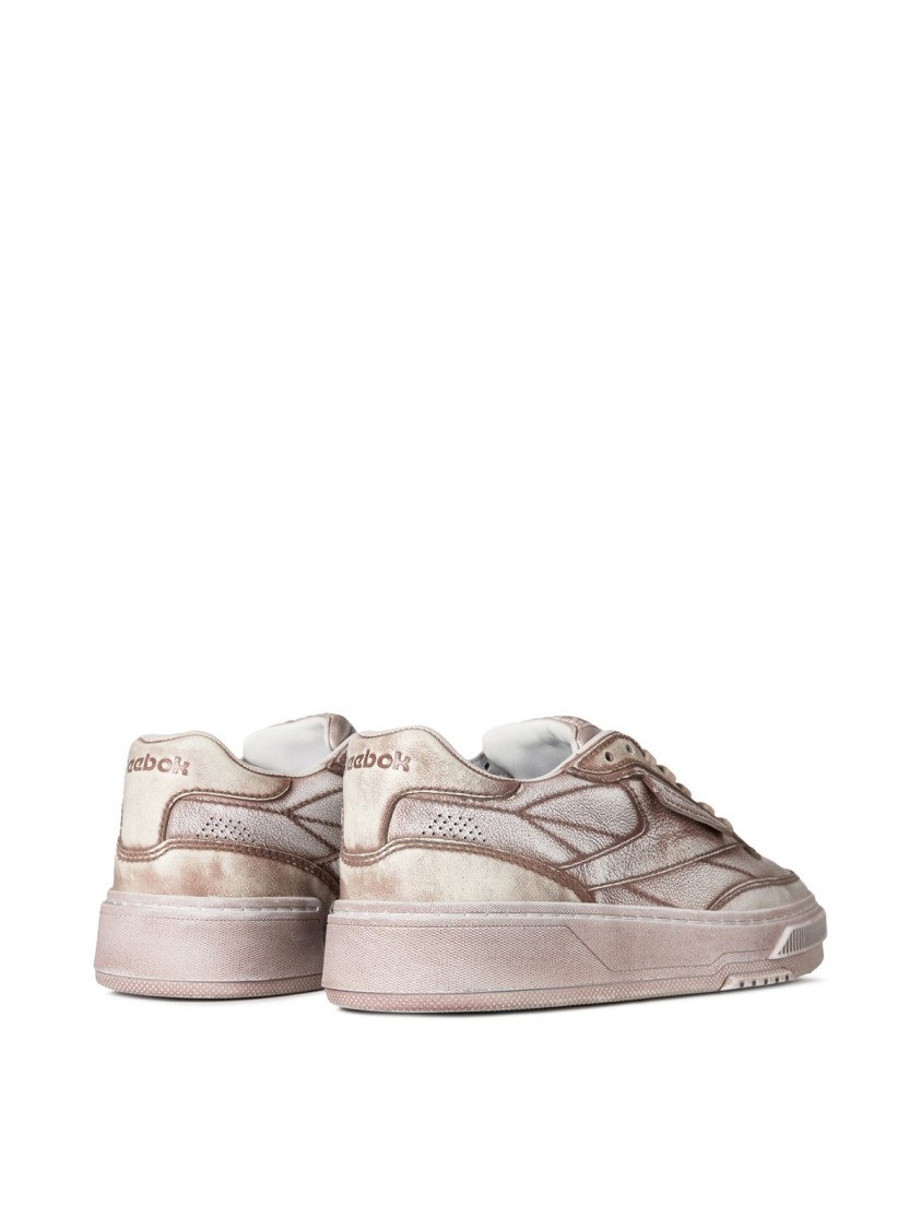 Reebok Club C Ltd Clay Overdyed Sneakers In Pink