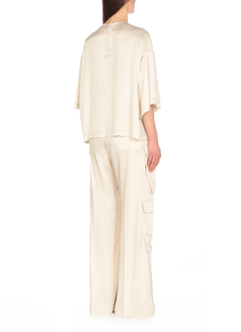 Rick Owens White Cotton T-shirt In White