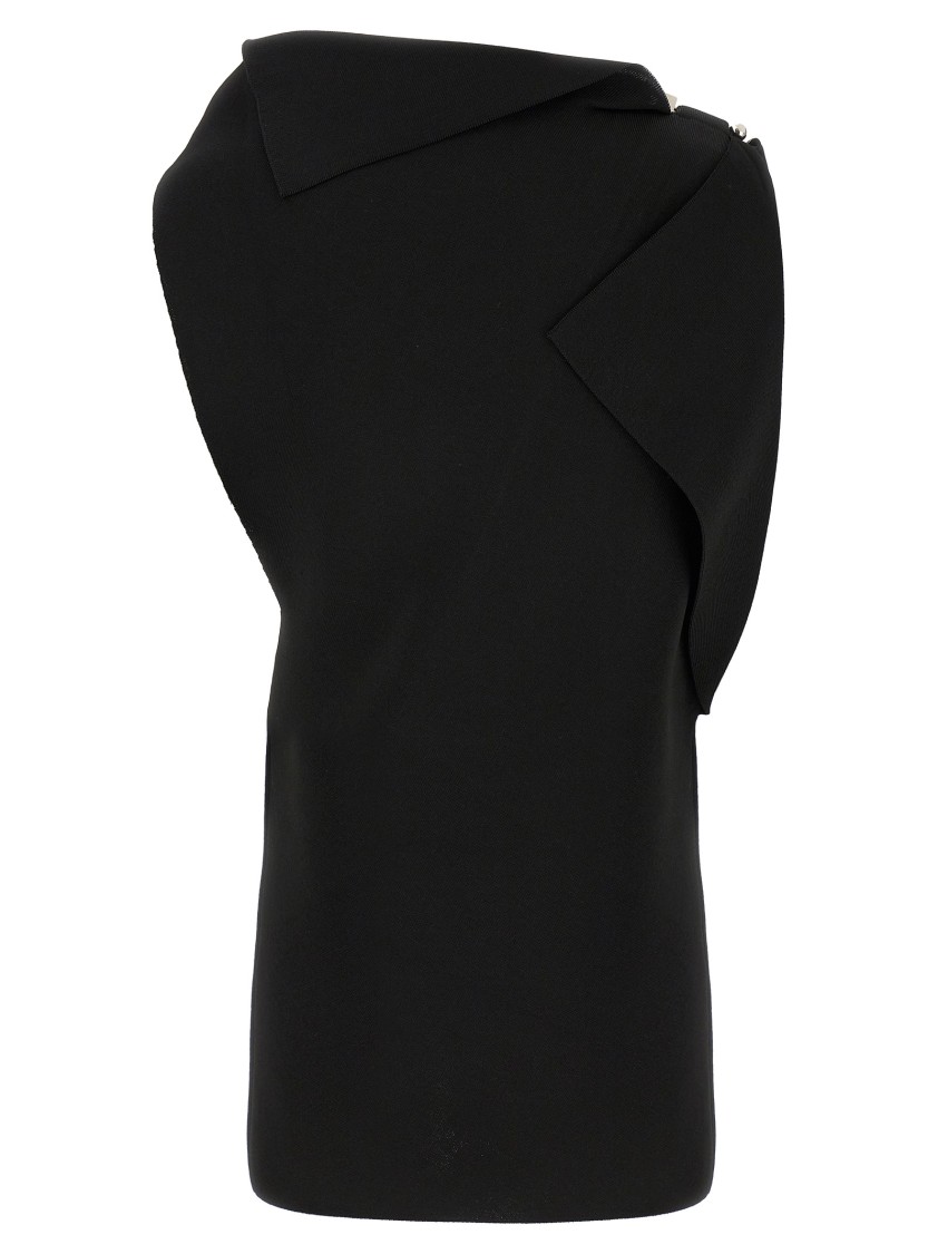 Jacquemus Women 'la Mini Robe Trapèze' Dress In Black