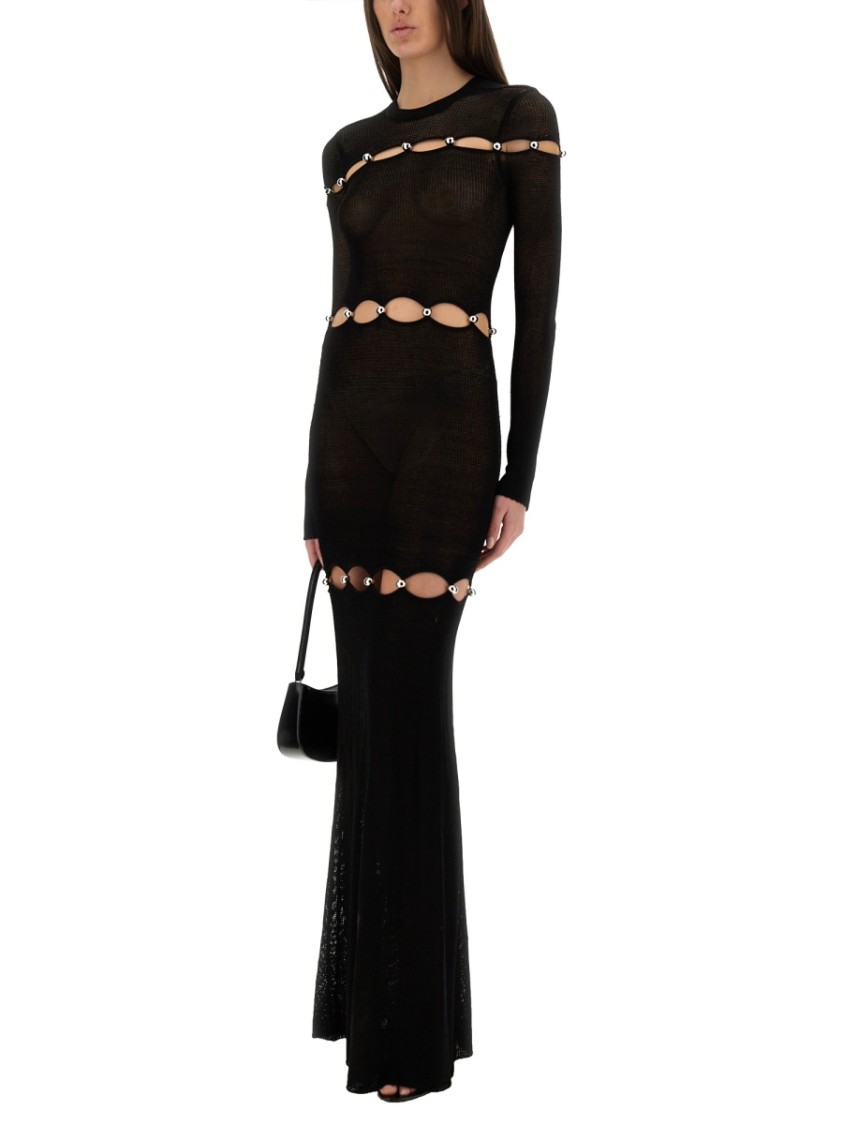 Shop Isabel Marant "elmire" Long Dress In Black