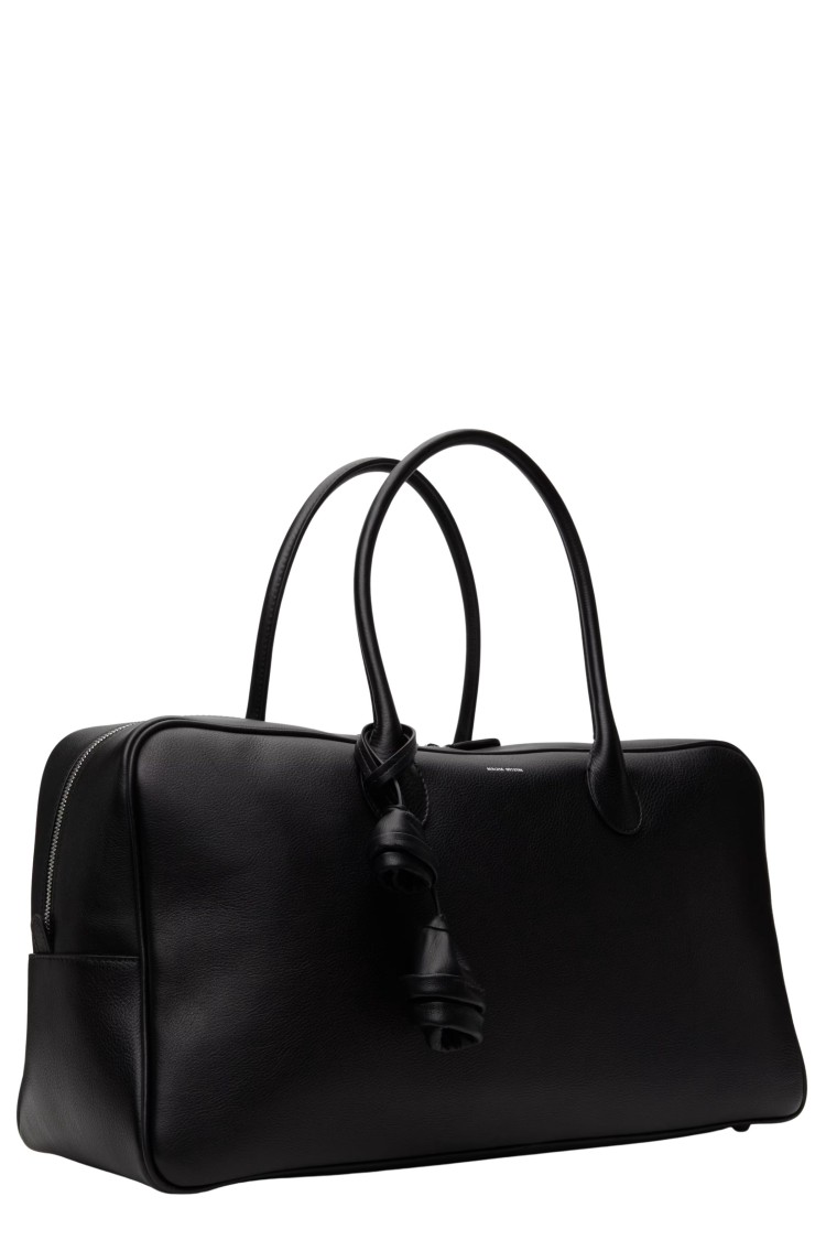 Magda Butrym Large Brigitte Bag With Rolled Handles In Black