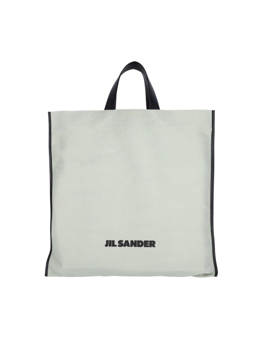 Jil Sander "Square" Tote Bag  White