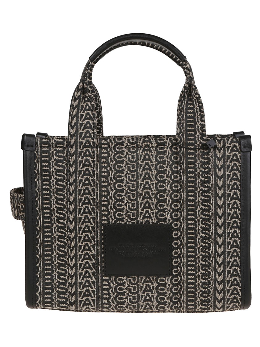 Marc Jacobs Medium Jacquard Tote Bag With Embroidered Monogram