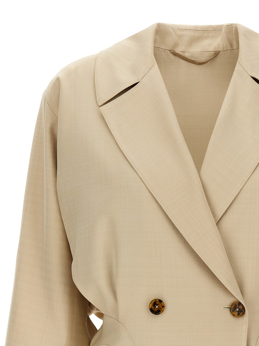 Blazé Milano 'sheena Ares' Blazer In Neutral