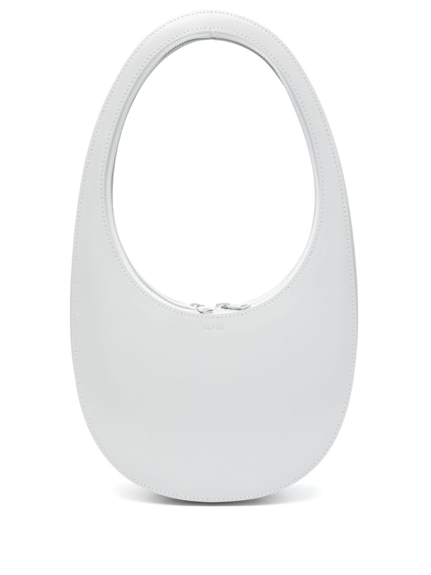 COPERNI COPERNI OVAL-SHAPE SHOULDER BAG WITH SMOOTH STRUCTURED DESIGN