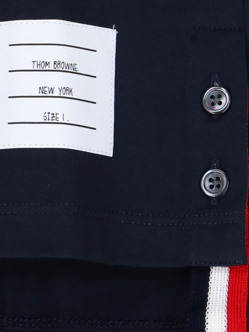 Thom Browne Jersey Cotton Short Sleeve Pocket Tee