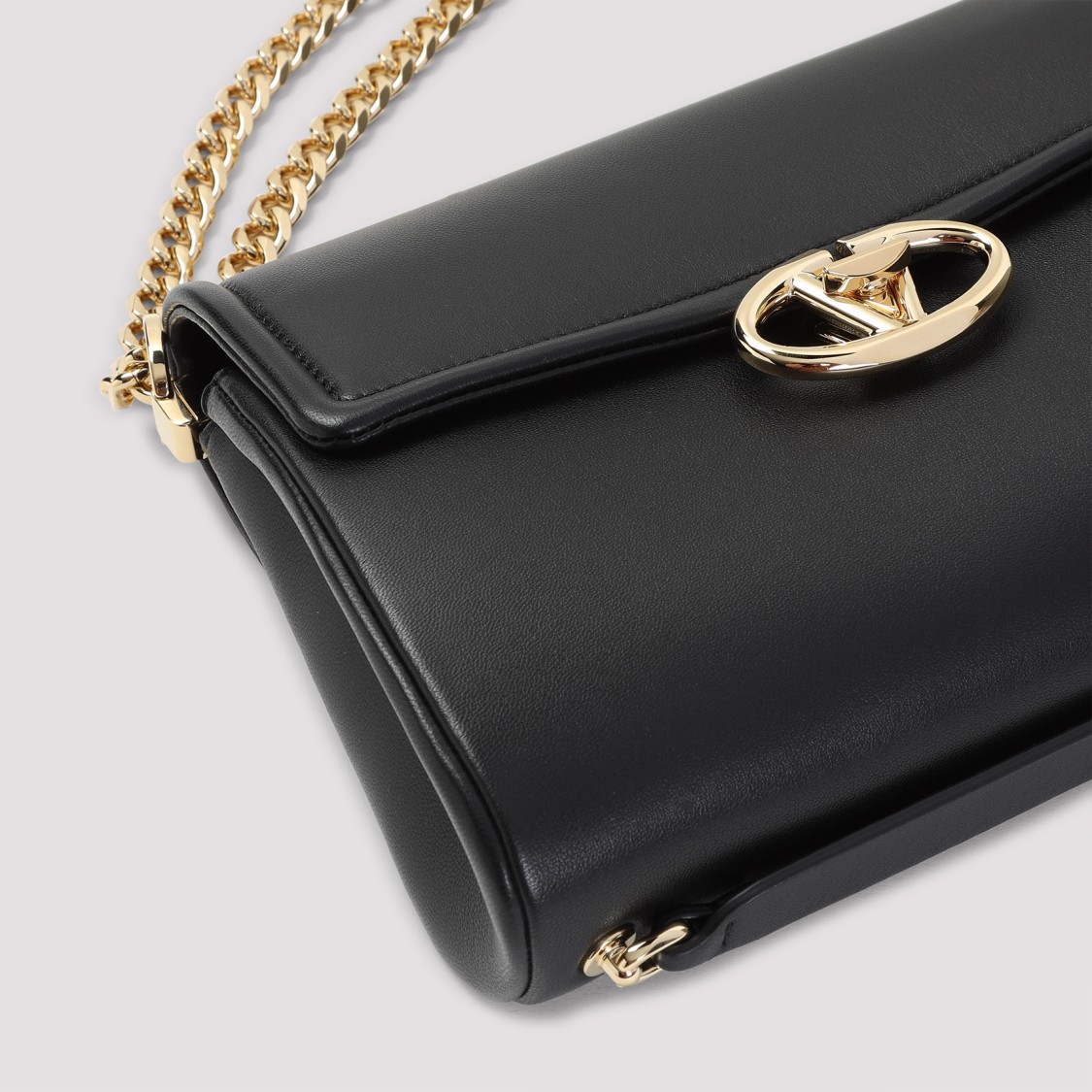 Valentino Medium Shoulder Bag In Black