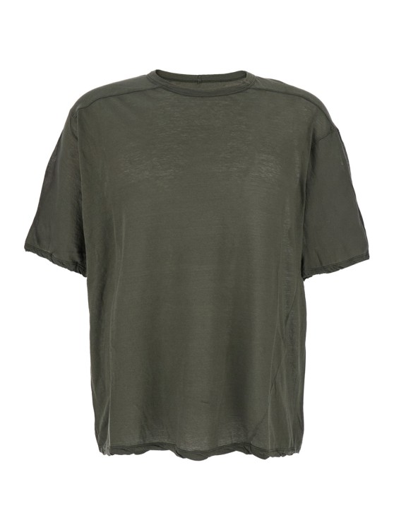 【関税&送料込み】Rick Owens 'Brad' Green Crewneck T-Shirt Rick Owens Brad' Green Crewneck T-Shirt | THE LIST