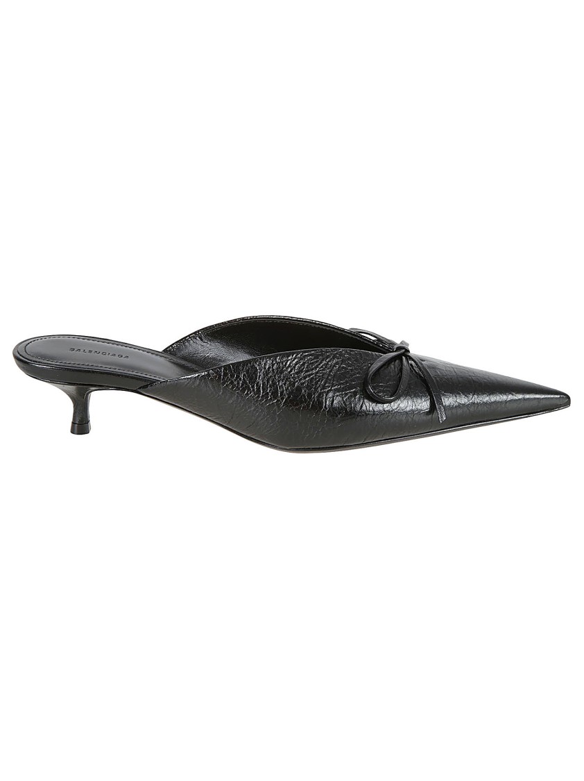 Balenciaga Black Sandals With Pointed Toe