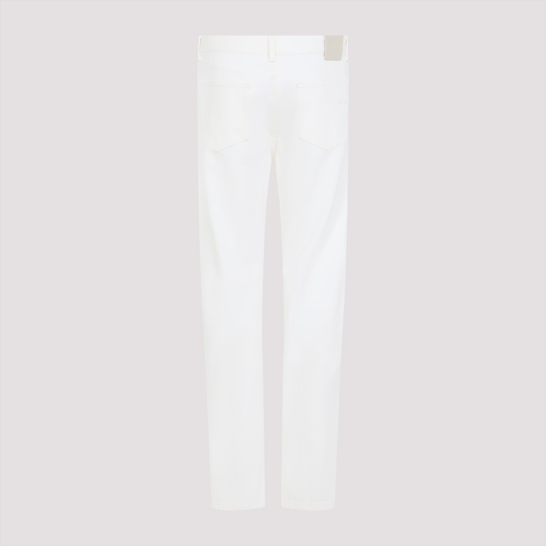 Shop Zegna Straight-leg Jeans With Subtle Details