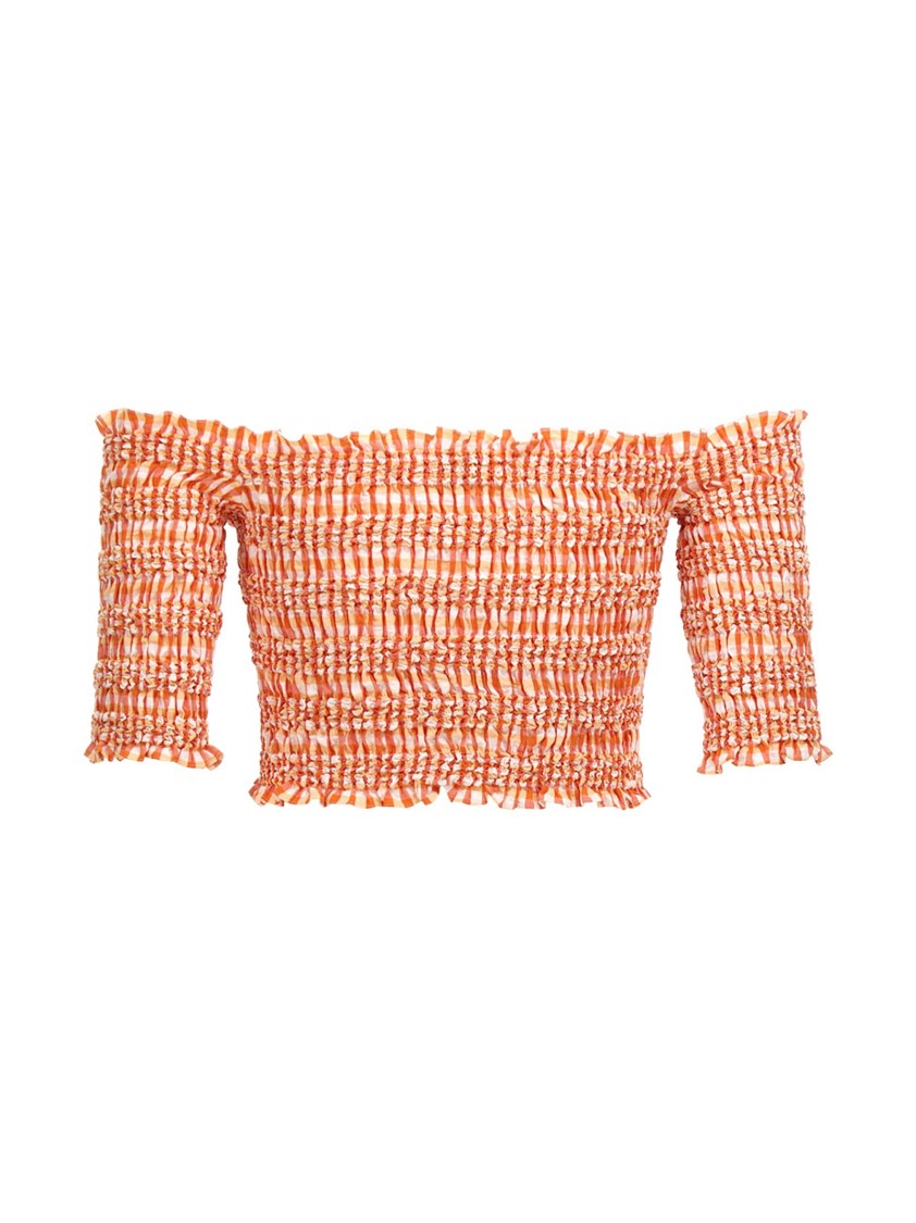 Kenzo Cotton T-shirt In Orange