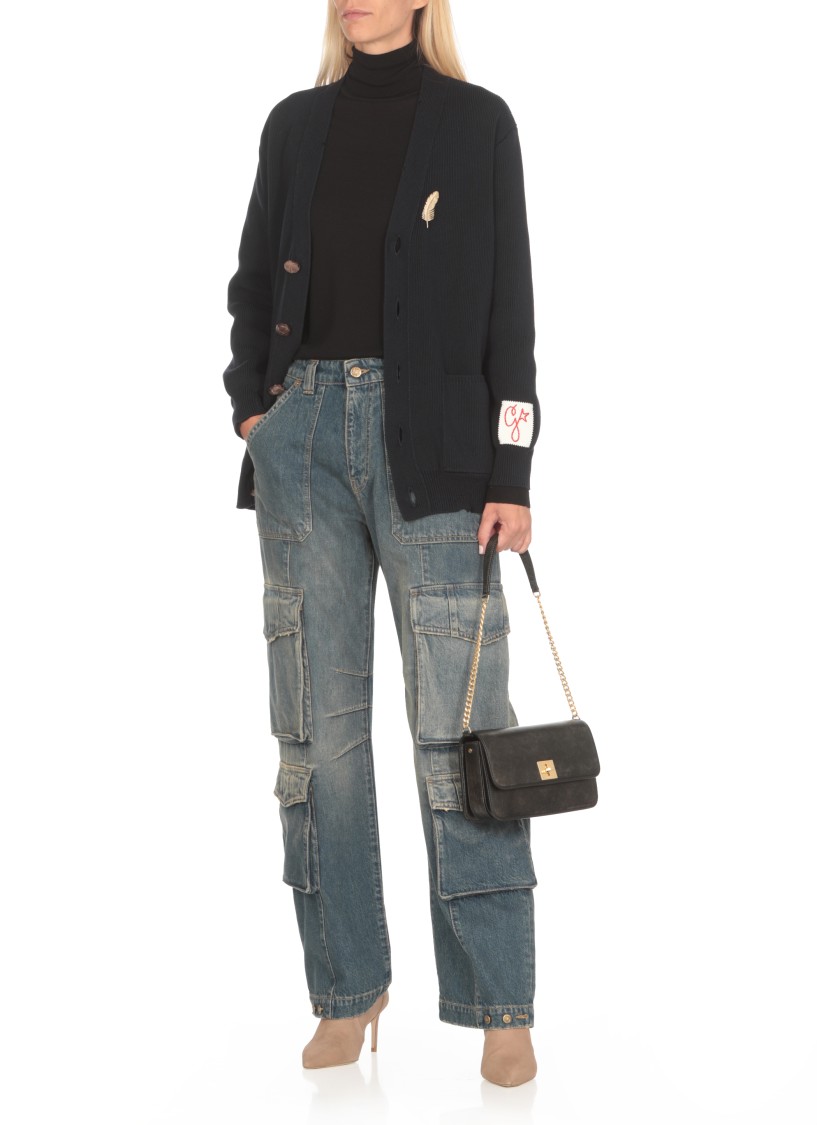 Golden Goose Black Gioia Bag In Black