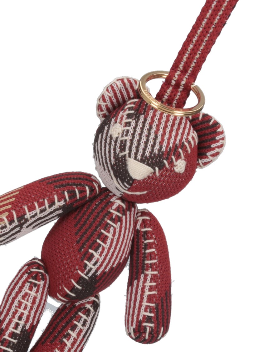 Burberry Thomas Bear Charm In Red