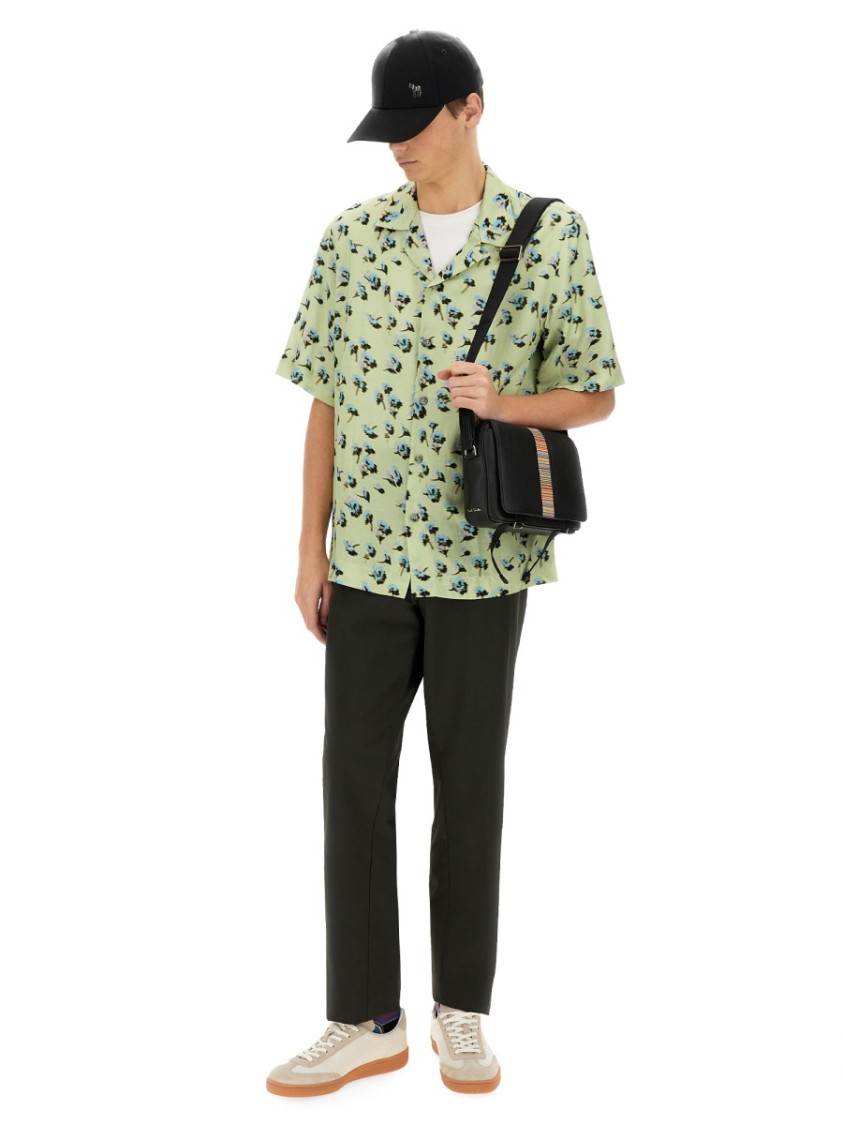 Shop Paul Smith Bowling Shirt In Multicolor
