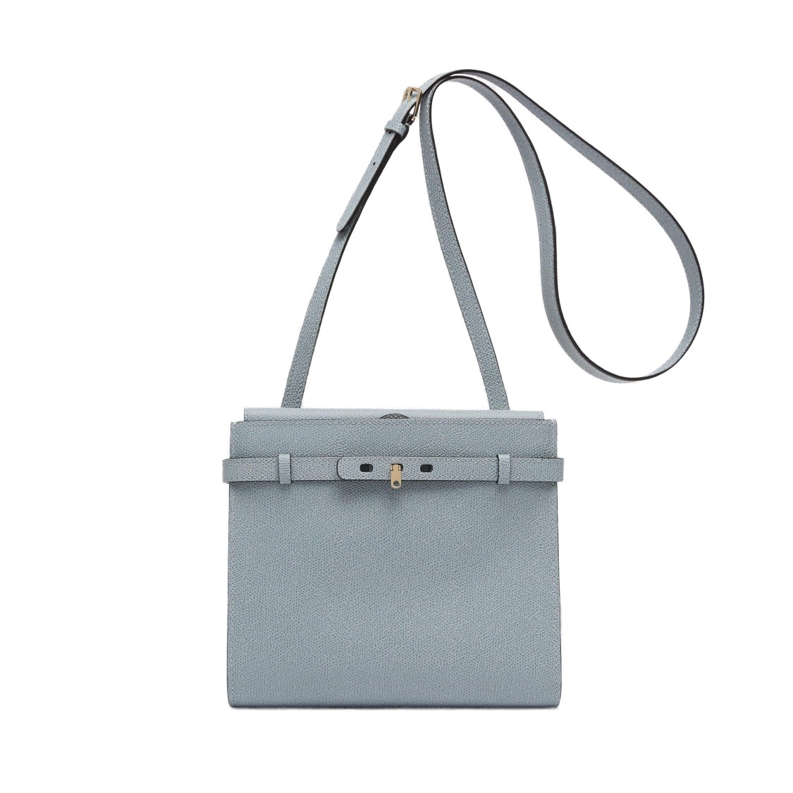 Valextra Brera B-tracollina Crossbody B In Gray