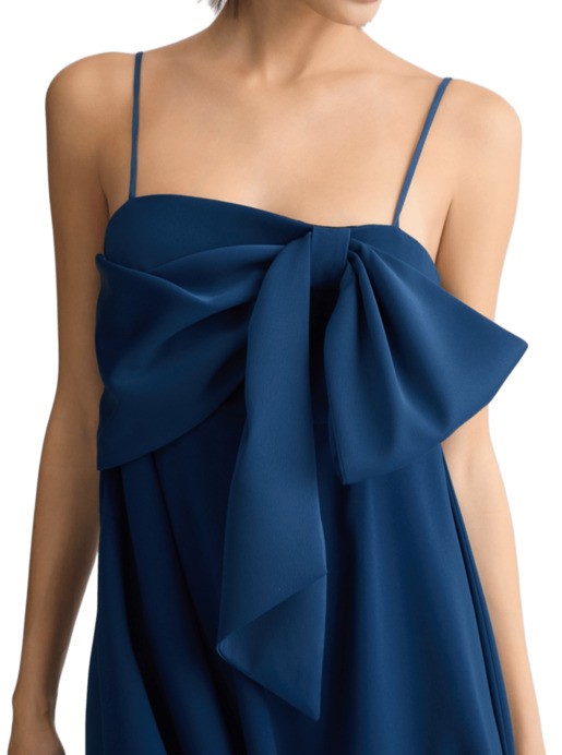 Liu •jo Liu Jo Sapphire Blue Dress With Fitted Bodice