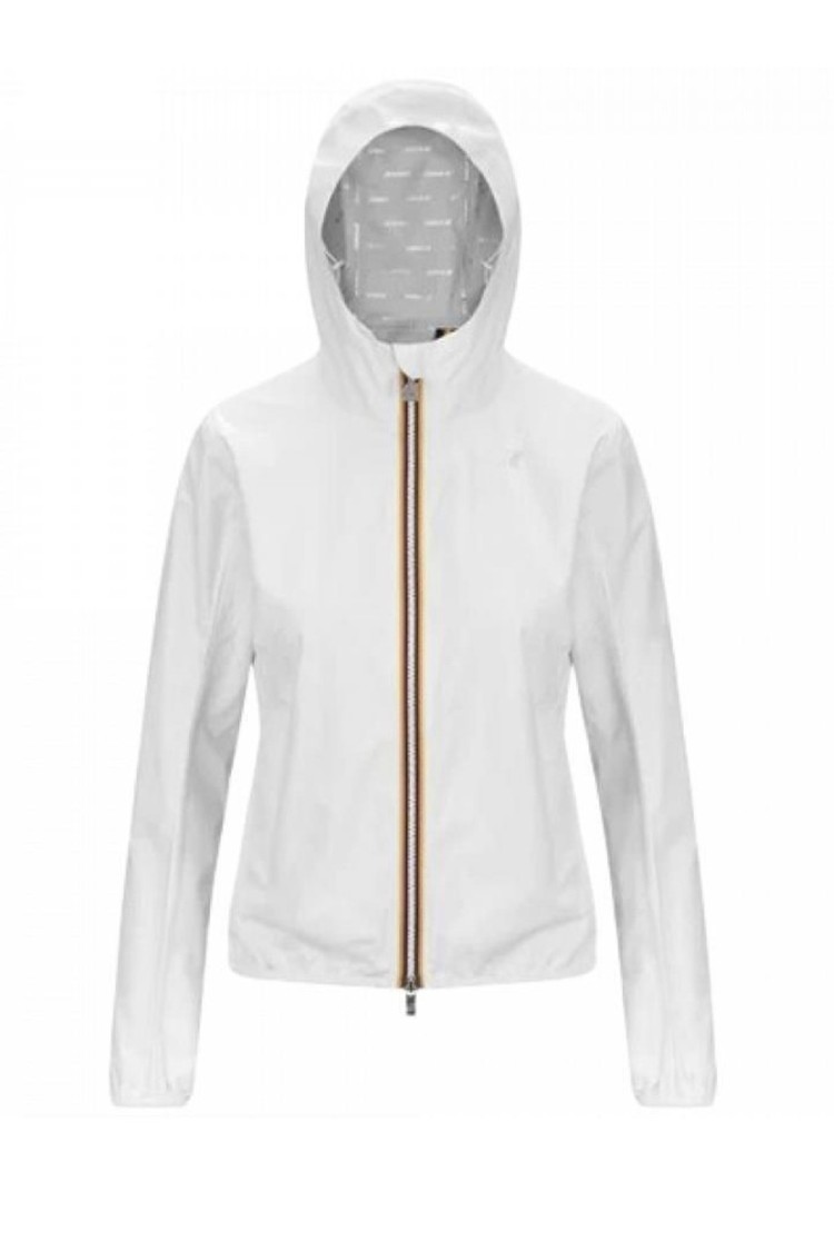 K-way Fitted Lightweight Jacket With Zip-up Front