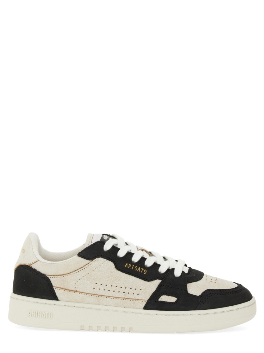 Axel Arigato White Black Round Toe Sneakers