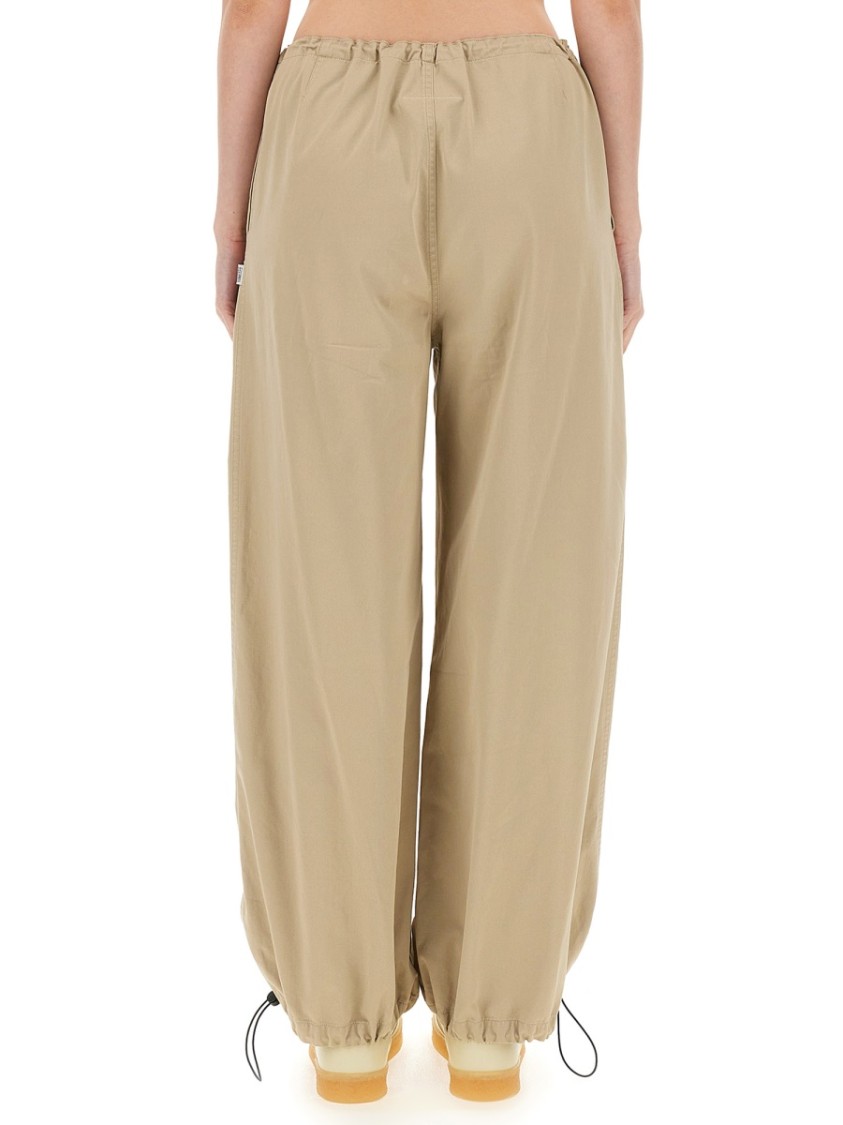 Mm6 Maison Margiela Utility Cargo Pants Drawstring Waist In Neutrals