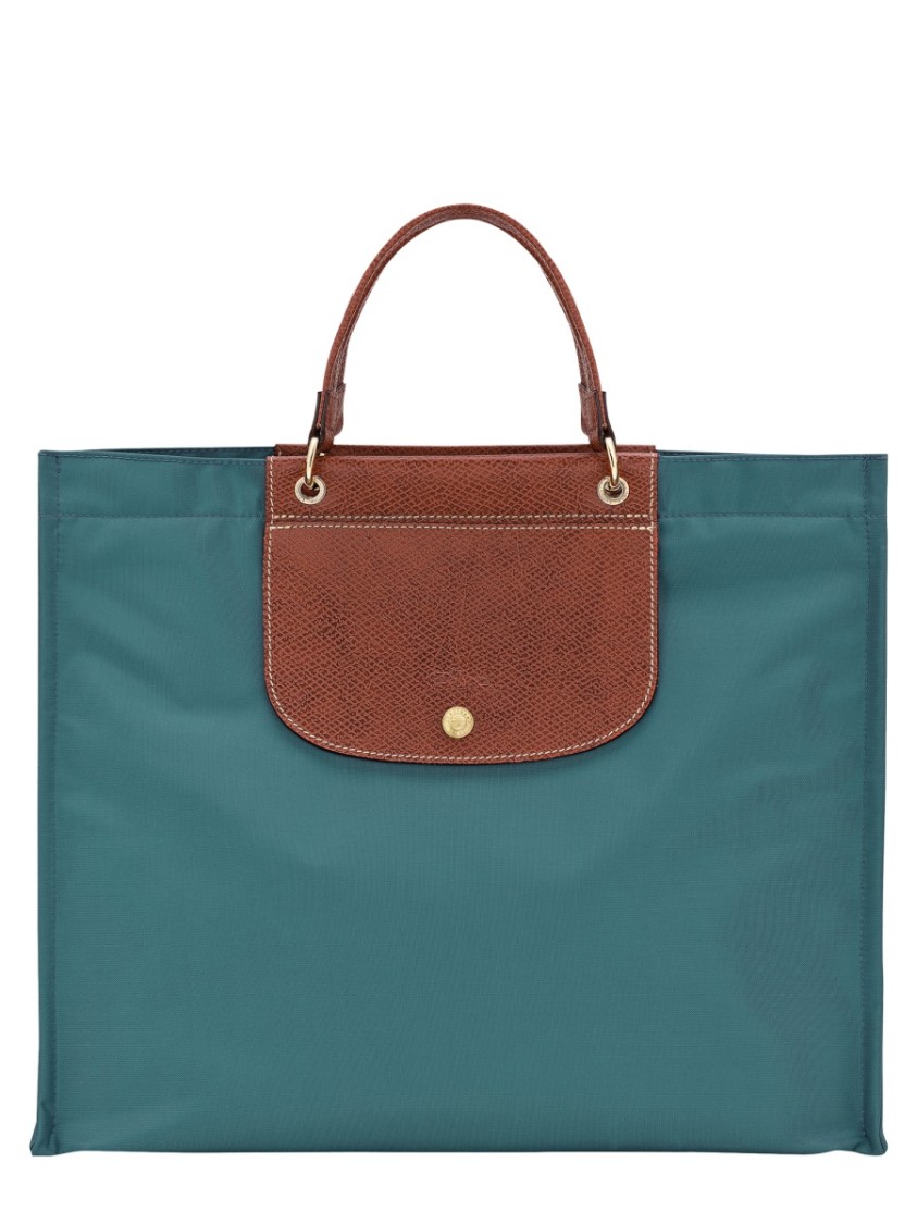 Longchamp Cabas Recycled Canvas Top Handle Tote